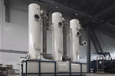 Скруббер для очистки воздуха от пыли, газов и аэрозолей
