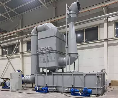 Скруббер "Вентури" (скоростной инжекторный газопромыватель)