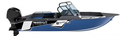 Alyuminiy qayiq Berkut S-Fisher  uzunligi 4 7 m