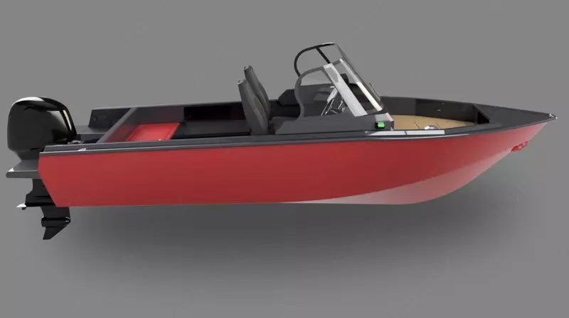 Алюминиевая лодка "Berkut" M-Fisher, длина 5 м