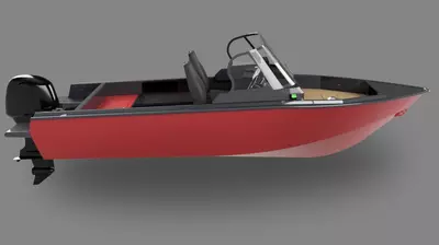 Алюминиевая лодка "Berkut" M-Fisher, длина 5 м