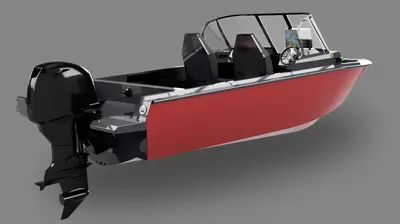Алюминиевая лодка "Berkut" M-Fisher, длина 5 м