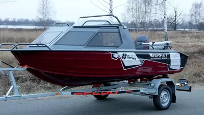 Алюминиевая лодка "Berkut" S-HT (Hard Top) длина 4.7 м