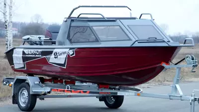 Алюминиевая лодка "Berkut" S-HT (Hard Top) длина 4.7 м