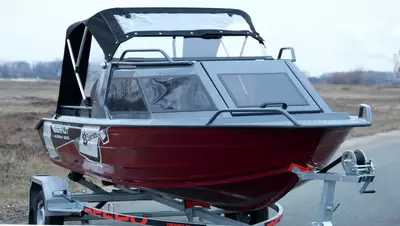 Алюминиевая лодка "Berkut" S-HT (Hard Top) длина 4.7 м