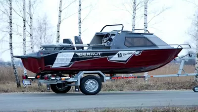 Алюминиевая лодка "Berkut" S-HT (Hard Top) длина 4.7 м