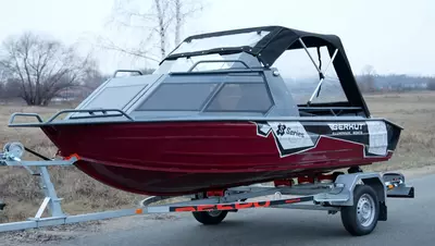 Алюминиевая лодка "Berkut" S-HT (Hard Top) длина 4.7 м