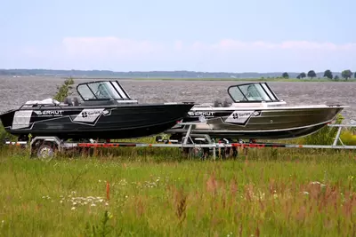 Алюминиевая лодка "Berkut" S-Fisher, длина 4.7 м