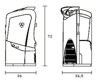   ZUMEX MINEX SILVER АВТОМАТИЧЕСКАЯ СОКОВЫЖИМАЛКА ДЛЯ АПЕЛЬСИНОВ