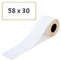 Термоэтикетка для штрих-кода 58х30 мм