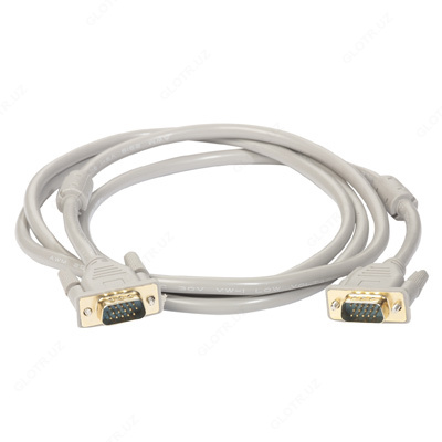 VGA (M) - VGA (M) kabelining ulanishi 1,8 metr VGA (M) - VGA (M) kabelining ulanishi 1,8 metr