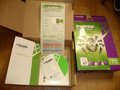 195 000 сум от 10 шт. Антивирус DR.Web Security Space