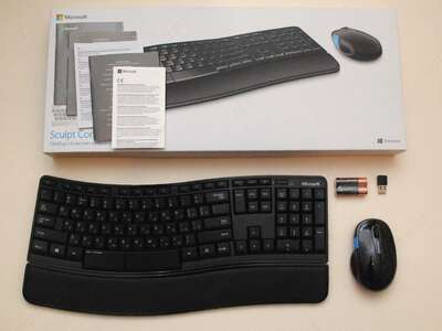 Комплект (клавиатура+мышь) MICROSOFT Sculpt Comfort Desktop
