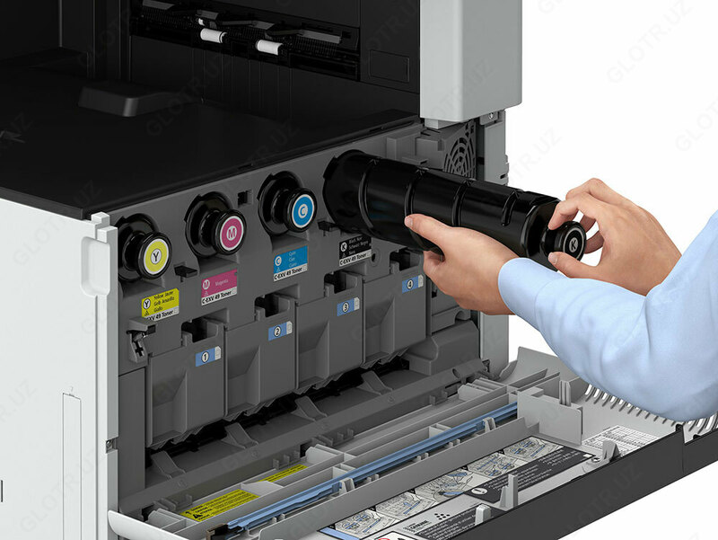 Original Caner C-EXV54 toner kartridjlari (qora, ko'k, binafsha, sariq) 4 dona