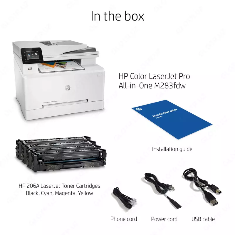 Лазерный цветной МФУ HP Color LaserJet Pro M283fdw