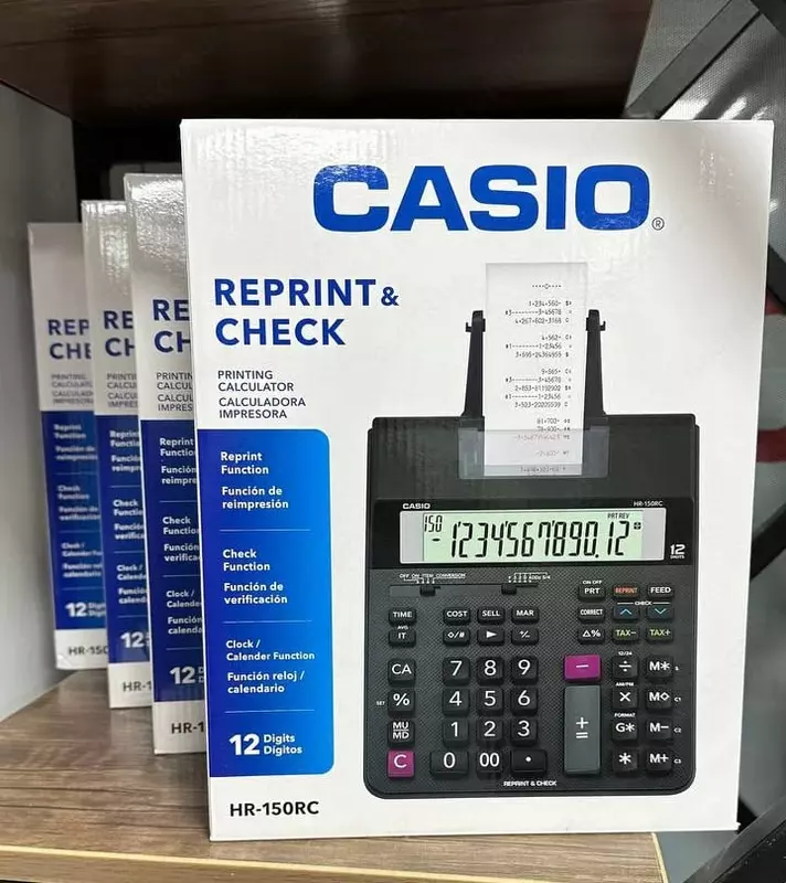 Калькулятор Casio HR-150RC (12-разрядный)