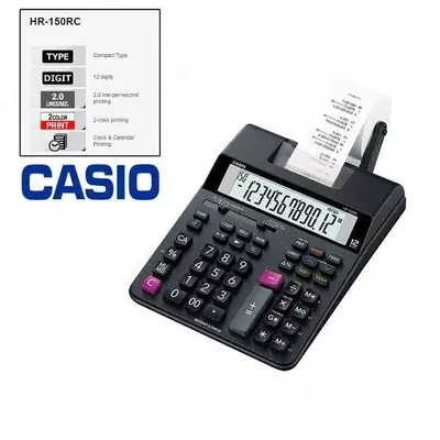 Casio HR-150RC Kalkulyator (12-bit) - 1 300 000 so'm / dona