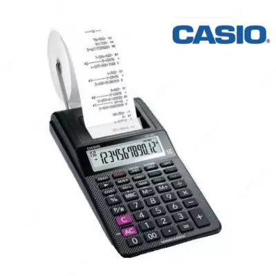 Печатающий калькулятор CASIO HR-8RC (12-разрядный) - 1 300 000 сум / шт.