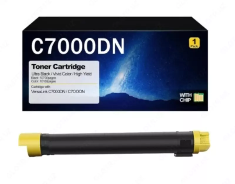 Тонер картридж Xerox VL C7000 Yellow (10100 стр)
