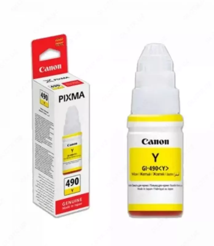 Чернила Canon GI-490 Y