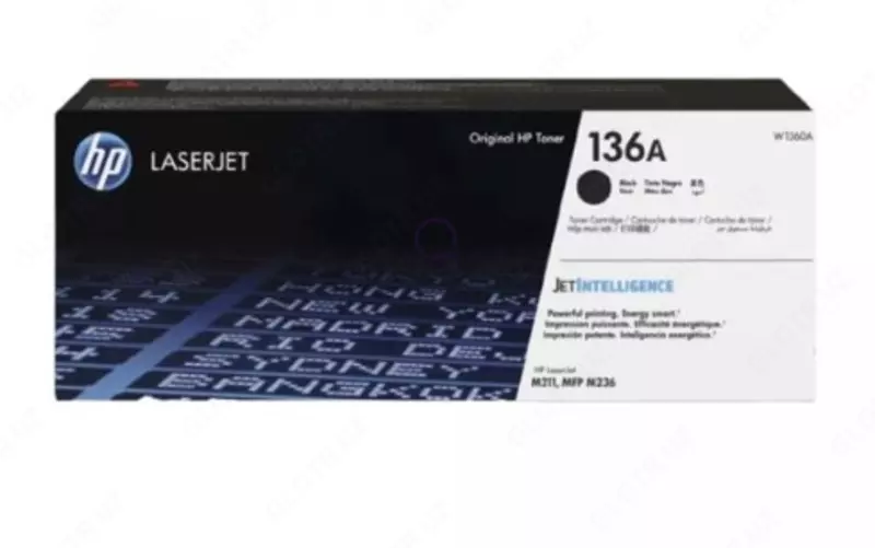 Картридж лазерный 136A BLACK