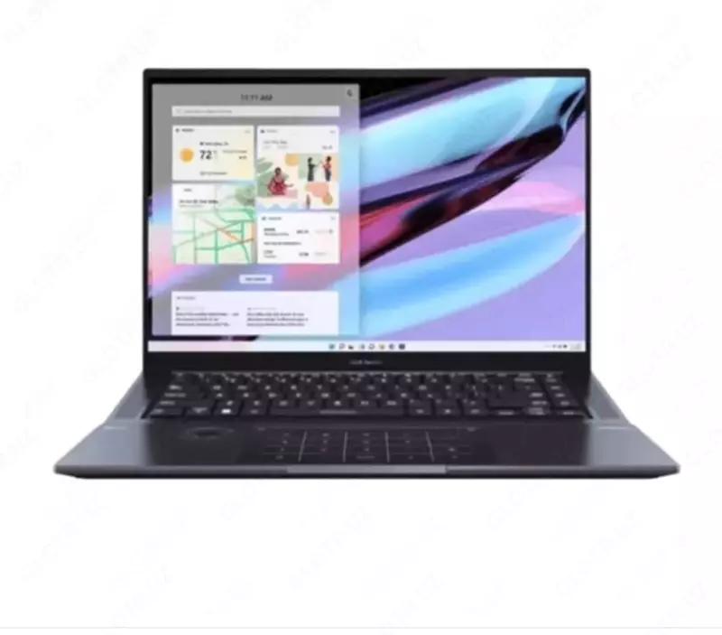 Ноутбук Asus Zenbook Pro/(90NB10K1-M00270 / UX7602VI-MY043X)/I9-13900H/16.0" TOUCH 3.2K (3200 x 2000) OLED 16:10 aspect ratio 60Hz/32GB/1TB G4/RTX4070 8GB/BLACK/W11Pro