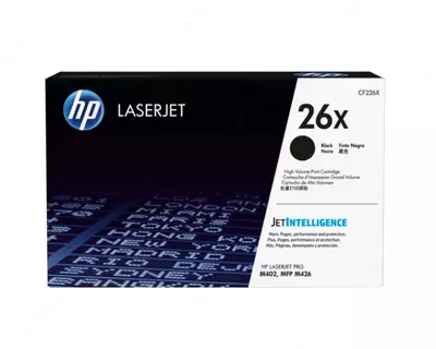   HP 26X BLACK kengaytirilgan lazer toner kartriji
