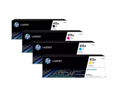   Голубой лазерный картридж HP 415A CYAN