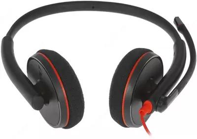   Профессиональная проводная гарнитура (наушники) Poly Blackwire 3220 USB-C HS + USB-C/A  Bulk (Арт. - 8X228A6)