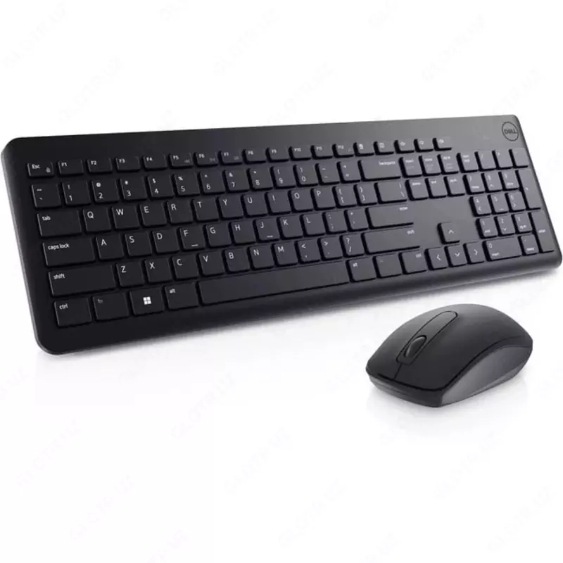 Комплект клавиатура+мышь (беспроводной) Dell KM3322W  Russian QWERTY (Арт. - 580-AKGH) Черный