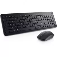 Комплект клавиатура+мышь (беспроводной) Dell KM3322W  Russian QWERTY (Арт. - 580-AKGH) Черный