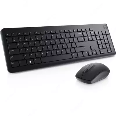 Dell KM3322W Simsiz klaviatura va sichqoncha toplami  ruscha QWERTY (Mahsulot raqami 580-AKGH) Qora