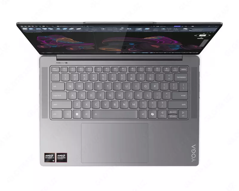  Lenovo Yoga Pro 7 14IAH10 noutbuki  Intel Core Ultra 9 285H  32GB LPDDR5X  1TB SSD  integratsiyalashgan grafika  14.5 3K OLED Touch  Windows 11 Home  Luna Grey - 