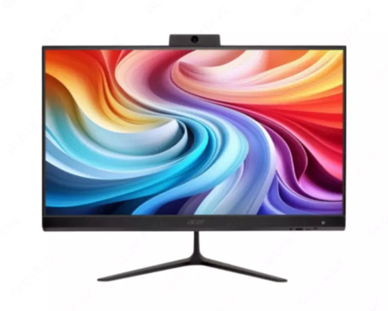 Monoblok Acer Aspire C24-2G, 23.8" FullHD IPS 120Hz, Intel N150, 8GB RAM, 512GB SSD, Intel UHD Graphics, OT yo‘q, Black