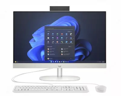 Monoblok HP ProOne 240 G10, Intel Core Ultra 5 125U, 8GB DDR5, 512GB SSD, Intel UHD Graphics, 23.8" FullHD IPS, OT yo‘q (FreeDOS), Shell White