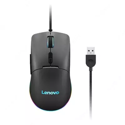 Lenovo M210 simli oyin sichqonchasi RGB orqa yoritgichli (Mahsulot raqami: GY51M74265) Qora