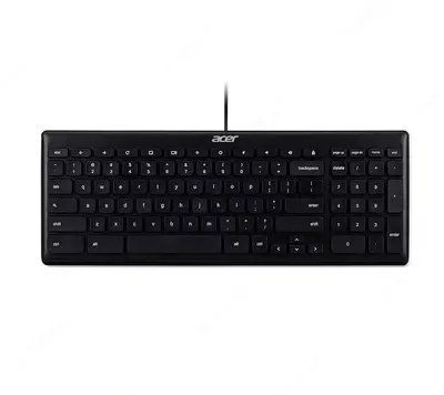 Проводная клавиатура "Acer" AKB910 Chrome OS 1.8M, US int, Brown Box (Арт. - GP.KBD11.00S) Black