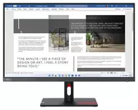 Lenovo ThinkVision S27i-30 Monitor  27 Full HD IPS (Mahsulot raqami 63DFKAT4EU) Qora