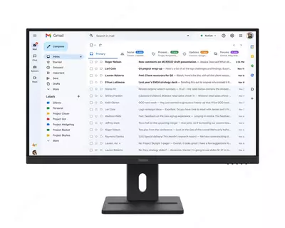 Lenovo E27-40 H25270FE0 Monitor, 27" FHD IPS, 100 Hz (Mahsulot raqami 64BCMAT4EU) Qora