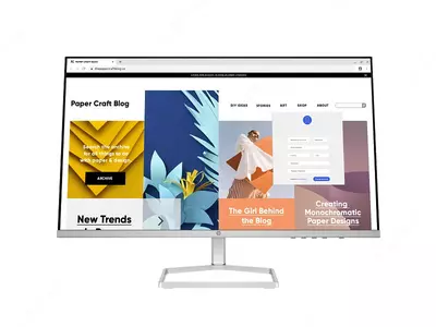 HP S5 527sf 27" FHD IPS monitor, 100Hz, HP Eye Ease (Mahsulot raqami: 94F44AA) Qora/Kumush rang