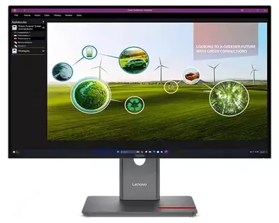 Монитор Lenovo ThinkVision P27Q-40 D25270QP0  27 HDMI (Арт. - 64A7GAT6EU) Черный/серебристый