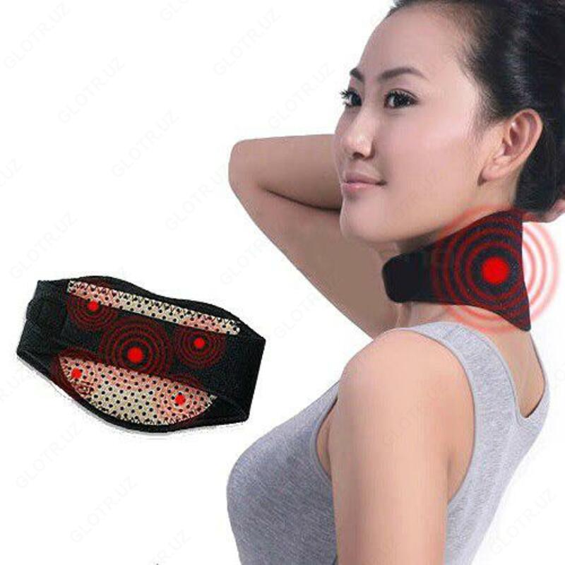   Турмалиновый аппликатор для шеи (с магнитными вставками)