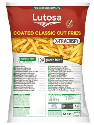 Lutosa Картофель-фри классической нарезки 10/10 мм