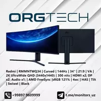  Монитор Xiaomi Redmi 34 2K 144Hz - 