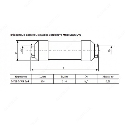 Магнитный преобразователь Dy8 - 410 000 сум / шт.