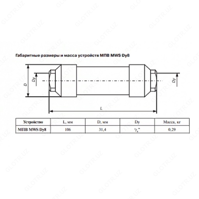 Магнитный преобразователь Dy8 - 410 000 сум