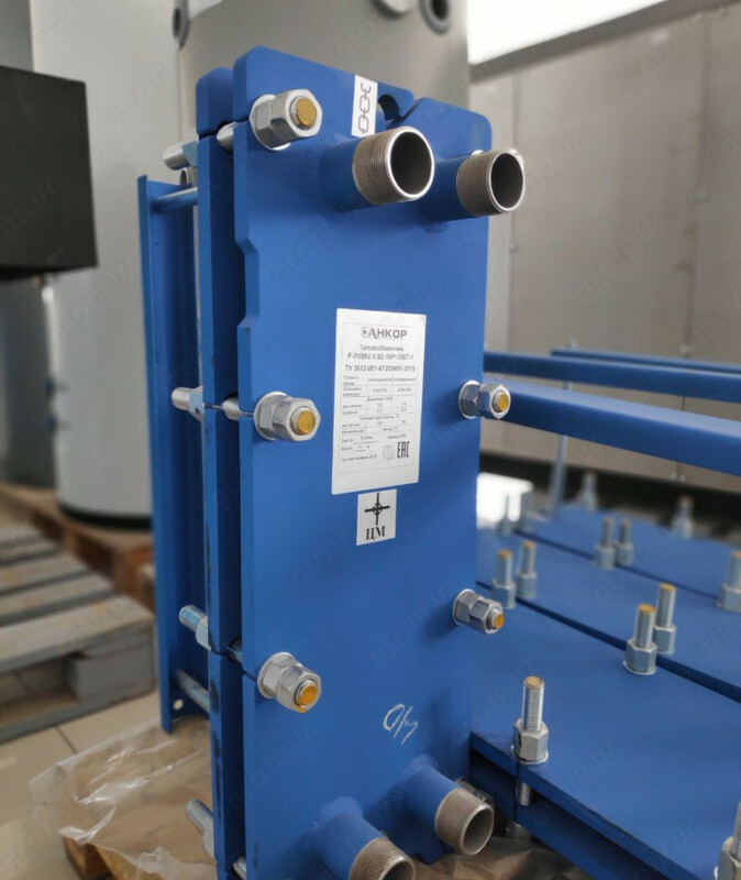 Разборный пластинчатый теплообменник мощностью 200 киловатт