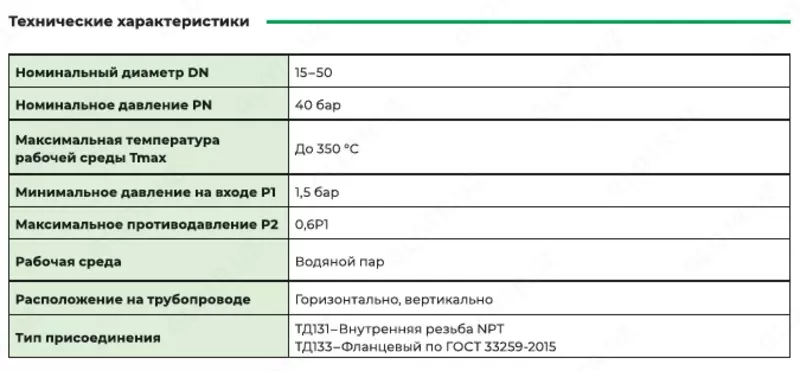 Конденсатоотводчик термодинамический ТЕРМОКОН АСТА-ТД131 p/p NPT 1/2' PN40 Tmax350 - от {0} сум