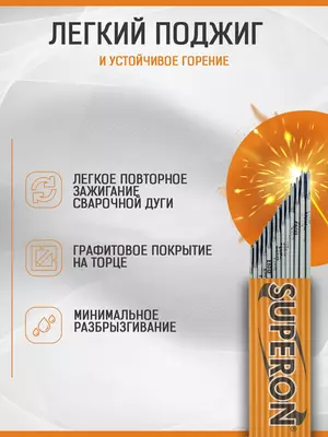 40 000 сум / кг Электроды сварочные МР-3 рутиловые 4.0мм Super Optimal 6013