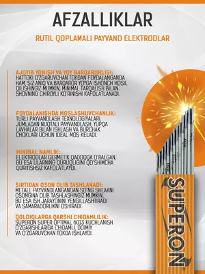 Электроды сварочные МР-3 рутиловые 4.0мм Super Optimal 6013 - THERMOTRADE